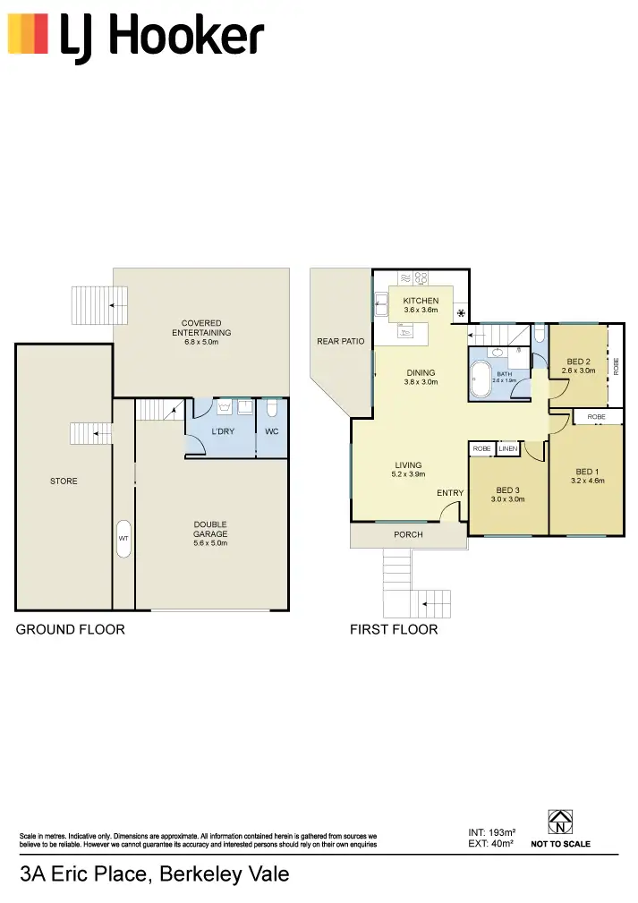 Floorplan of Homely house listing, 3a Eric Place, Berkeley Vale NSW 2261