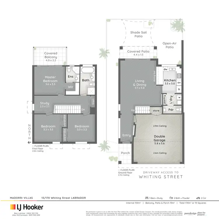 Floorplan of Homely townhouse listing, 13/170 Whiting Street, Labrador QLD 4215