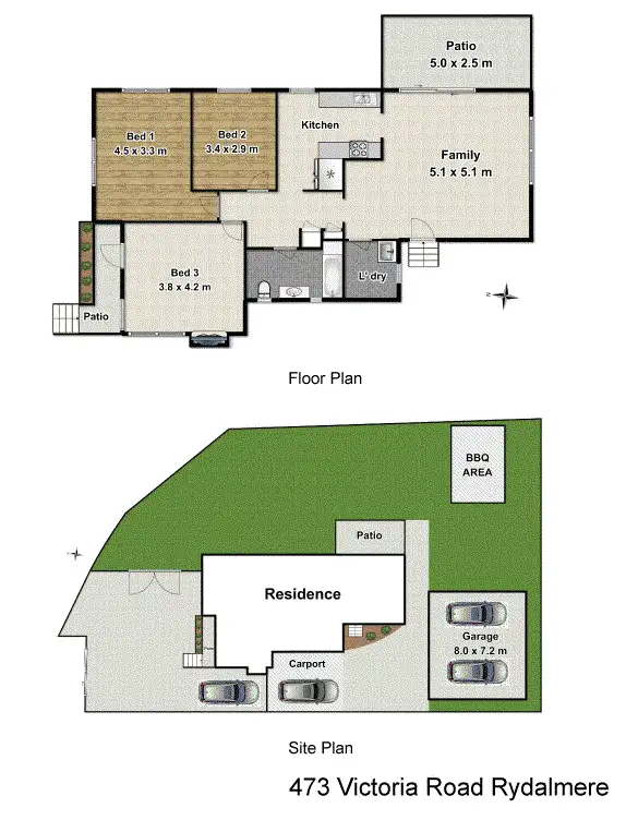 Floorplan of Homely house listing, 473 Victoria Road, Rydalmere NSW 2116