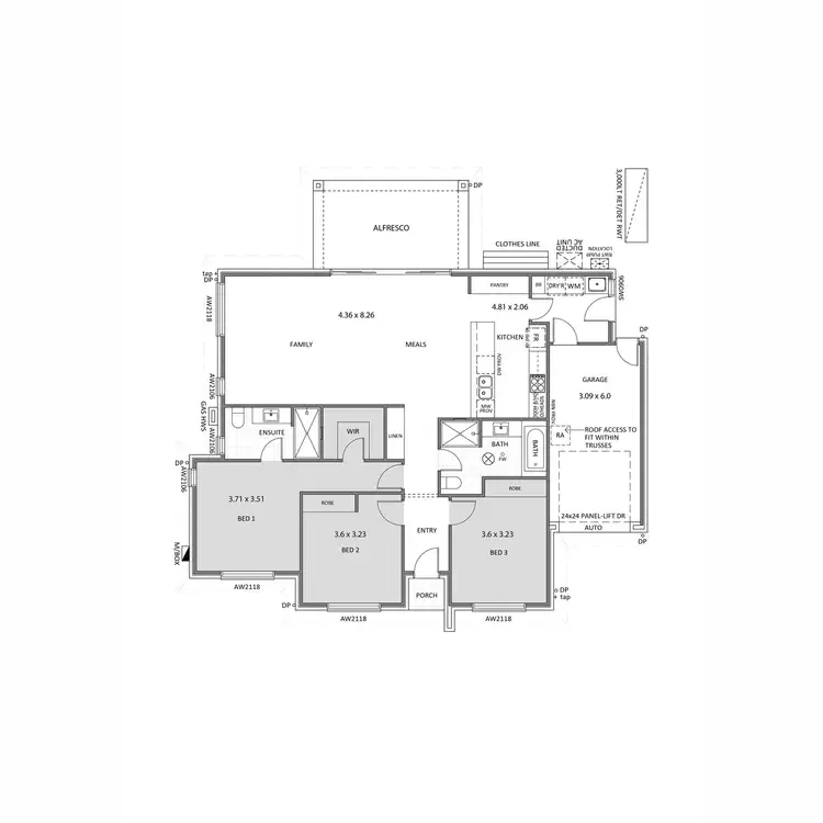 Floorplan of Homely house listing, 14 Hollister Avenue, Campbelltown SA 5074