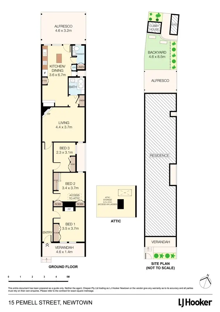 Floorplan of Homely house listing, 15 Pemell Street, Newtown NSW 2042