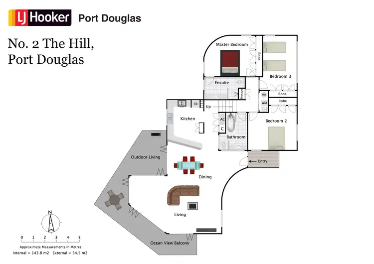 Floorplan of Homely unit listing, 2 The Hill Apartments/48 Murphy Street, Port Douglas QLD 4877