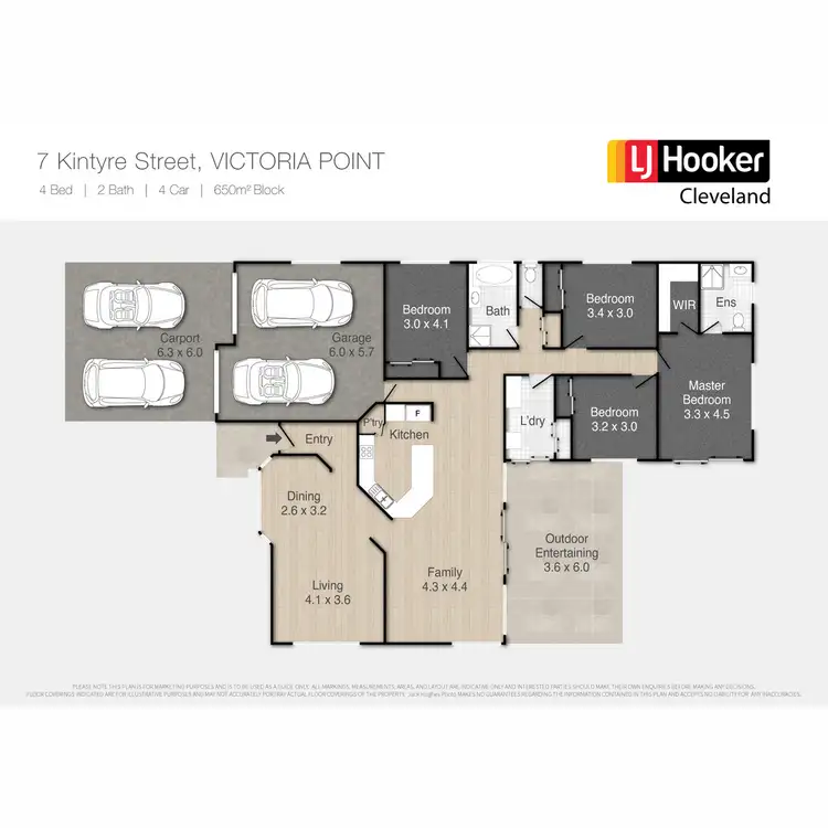 Floorplan of Homely house listing, 7 Kintyre Street, Victoria Point QLD 4165