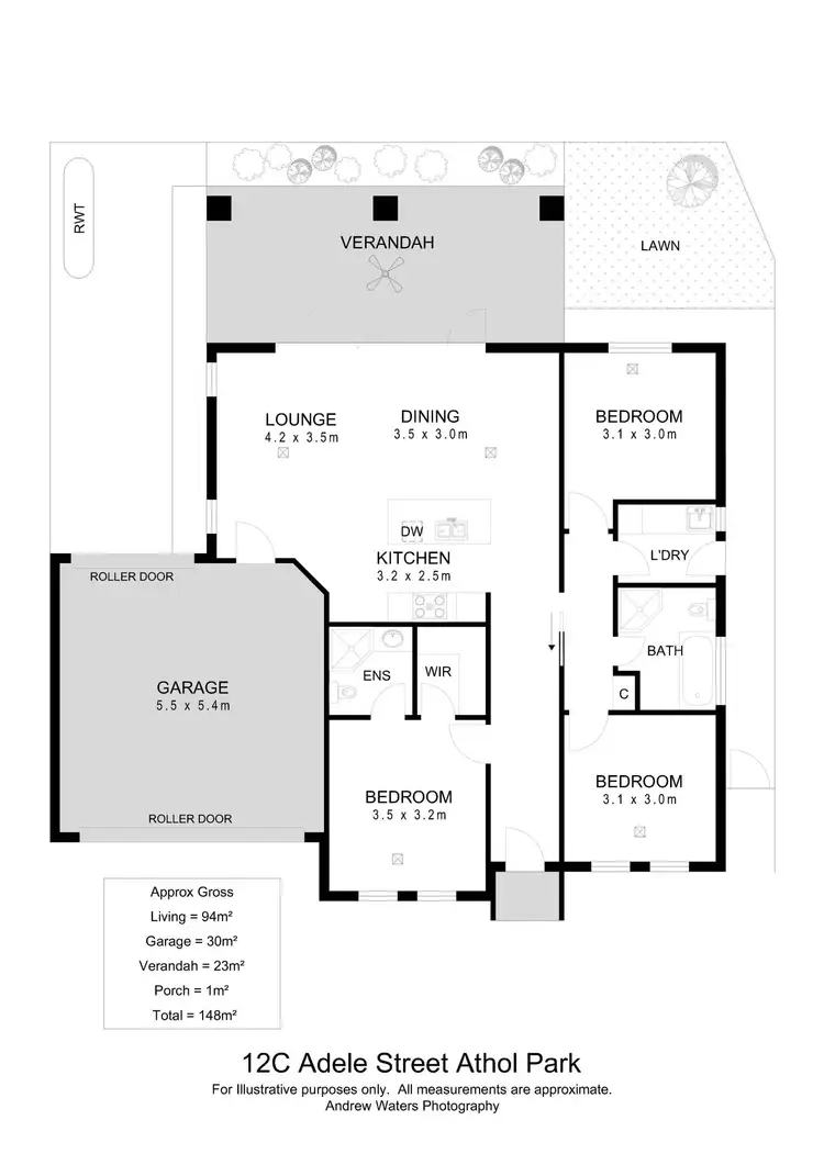 Floorplan of Homely house listing, 12c Adele Street, Athol Park SA 5012