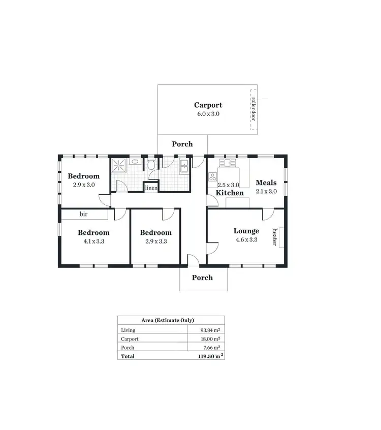 Floorplan of Homely house listing, 21 Minns Street West, Seaton SA 5023