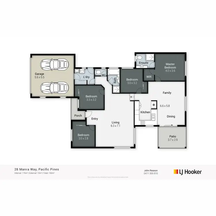 Floorplan of Homely house listing, 28 Manra Way, Pacific Pines QLD 4211