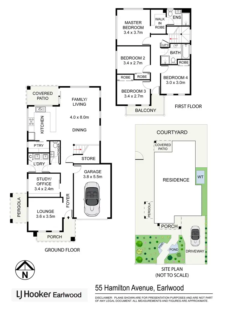 Floorplan of Homely house listing, 55 Hamilton Avenue, Earlwood NSW 2206