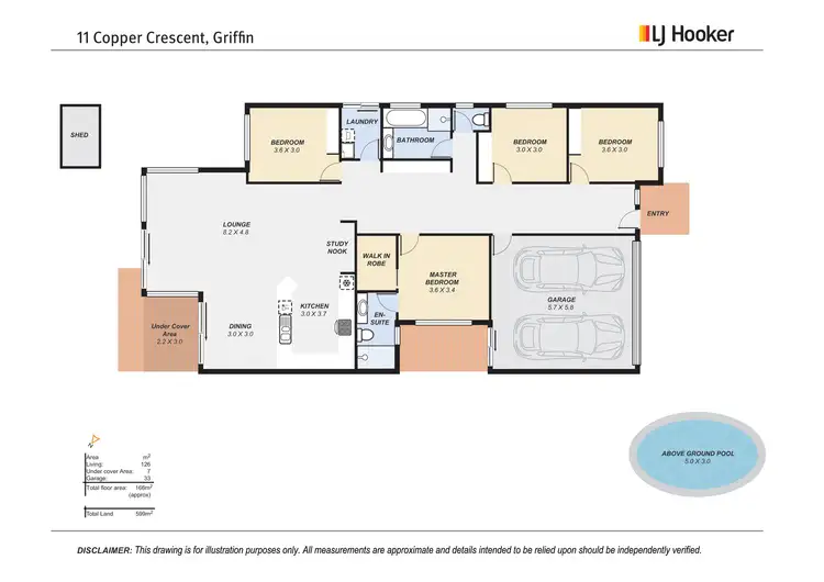 Floorplan of Homely house listing, 11 Copper Crescent, Griffin QLD 4503