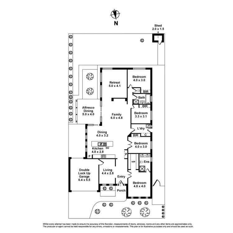 Floorplan of Homely house listing, 57 Fairbridge Road, Point Cook VIC 3030
