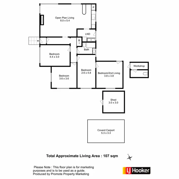 Floorplan of Homely house listing, 65 Bass Street, Warrane TAS 7018