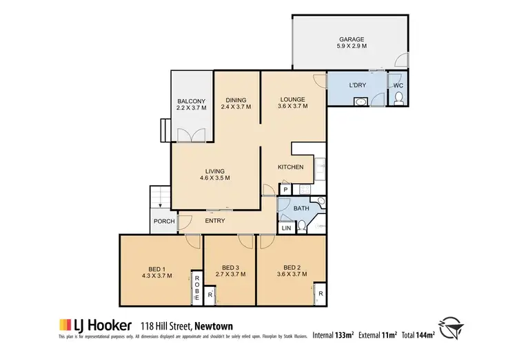 Floorplan of Homely house listing, 118 Hill Street, Newtown QLD 4350