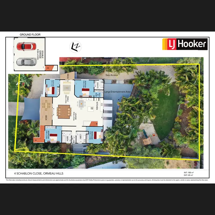 Floorplan of Homely house listing, 4 Schablon Close, Ormeau Hills QLD 4208