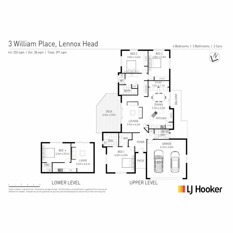 Floorplan of Homely house listing, 3 William Place, Lennox Head NSW 2478