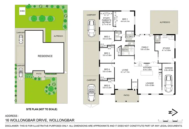Floorplan of Homely house listing, 16 Wollongbar Drive, Wollongbar NSW 2477