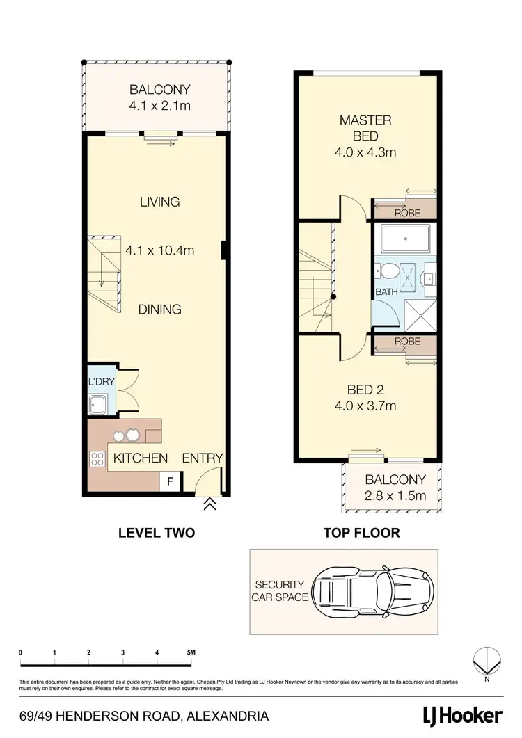 Floorplan of Homely apartment listing, 69/49 Henderson Road, Eveleigh NSW 2015