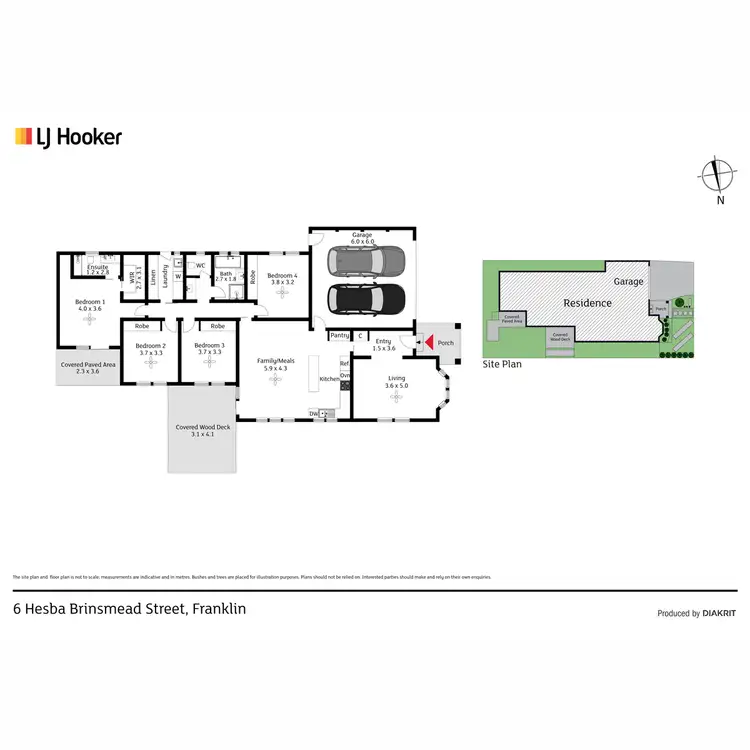 Floorplan of Homely house listing, 6 Hesba Brinsmead Street, Franklin ACT 2913
