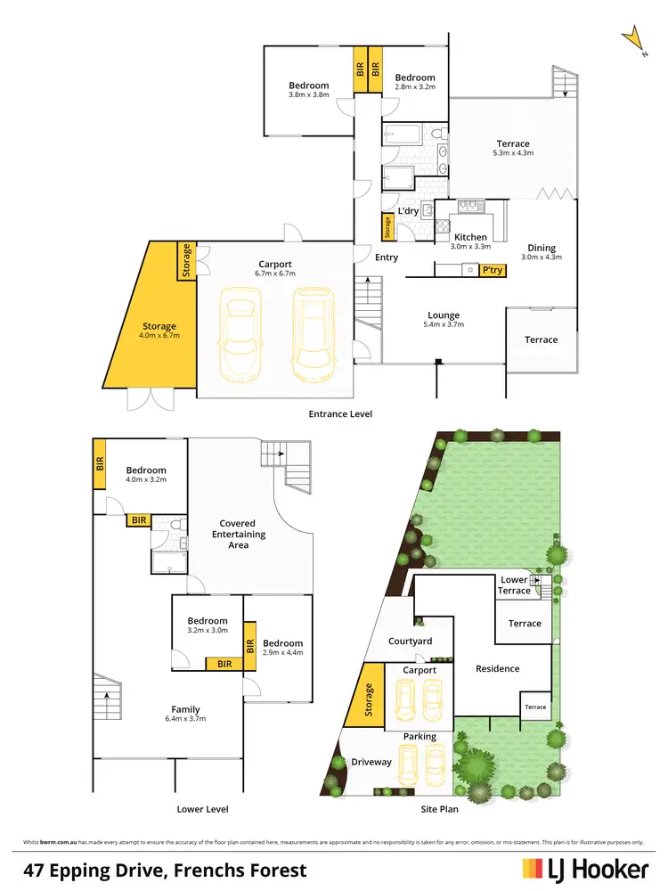 Floorplan of Homely house listing, 47 Epping Drive, Frenchs Forest NSW 2086