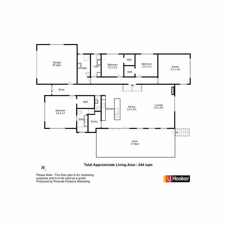 Floorplan of Homely house listing, 8 Navigators Rise, Granton TAS 7030