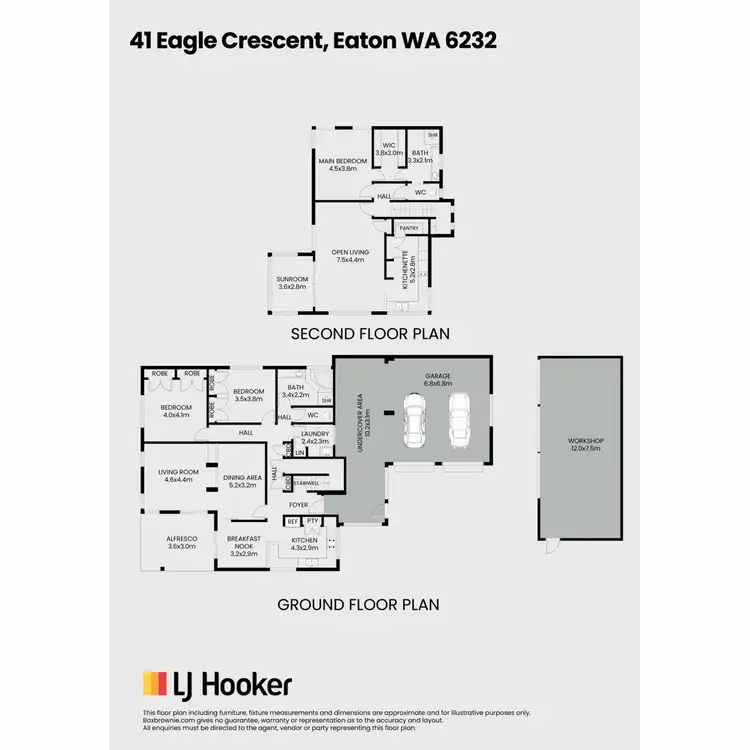 Floorplan of Homely house listing, 41 Eagle Crescent, Eaton WA 6232