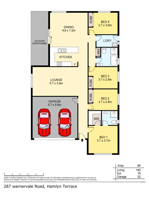 Floorplan of Homely house listing, 287 Warnervale Road, Hamlyn Terrace NSW 2259