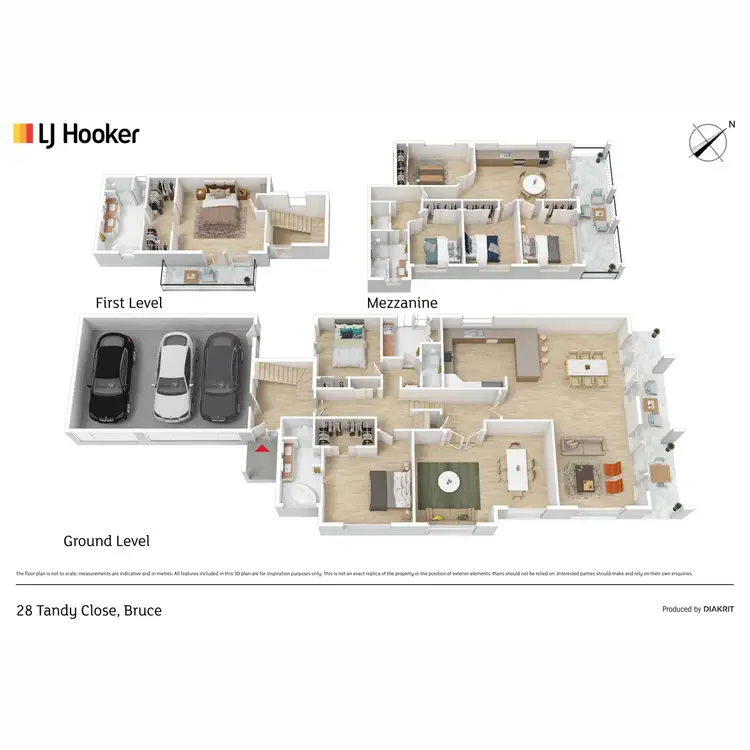 Floorplan of Homely house listing, 28 Tandy Close, Bruce ACT 2617