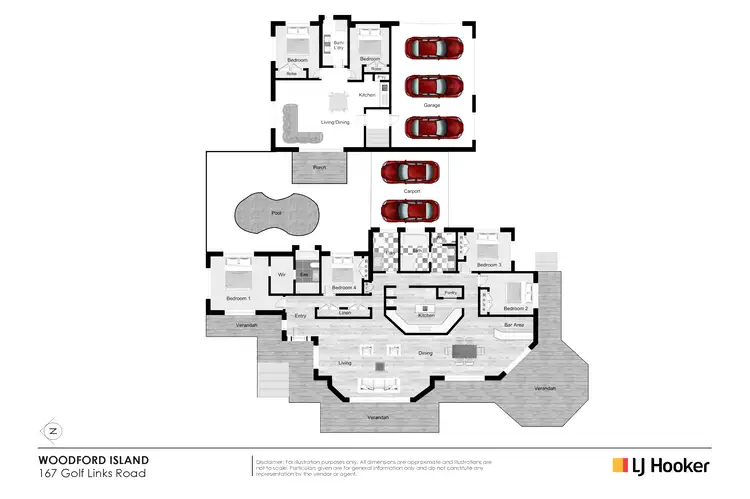 Floorplan of Homely rural property listing, 167 Golf Links Road, Woodford Island NSW 2463