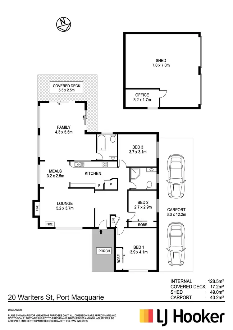 Floorplan of Homely house listing, 20 Warlters Street, Port Macquarie NSW 2444