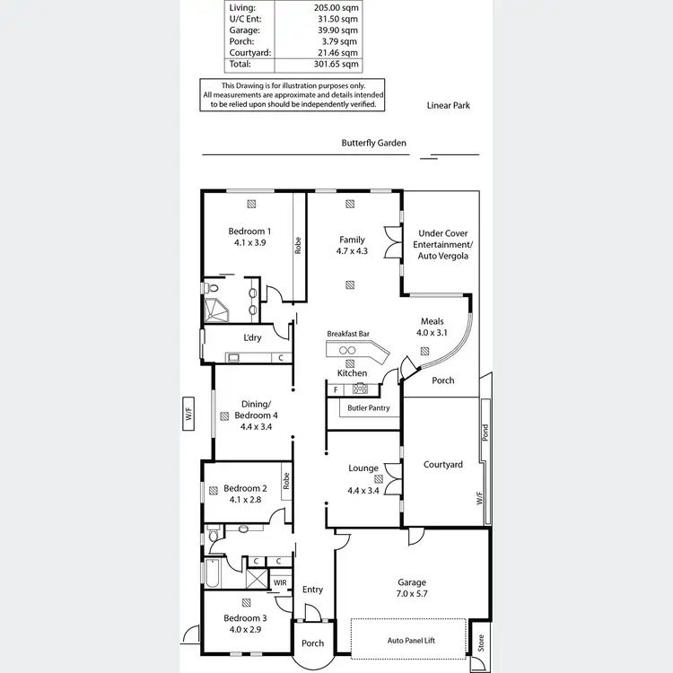 Floorplan of Homely house listing, 6 Ron Wait Court, Lockleys SA 5032