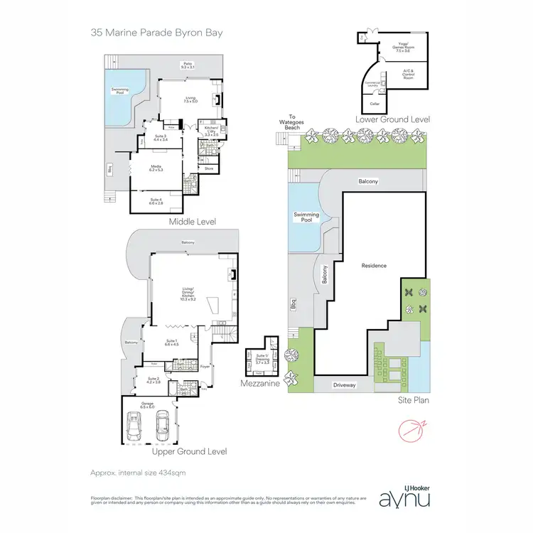 Floorplan of Homely house listing, 35 Marine Parade, Byron Bay NSW 2481