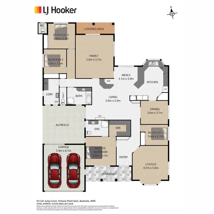Floorplan of Homely house listing, 13 Carl Jung Court, Victoria Point QLD 4165