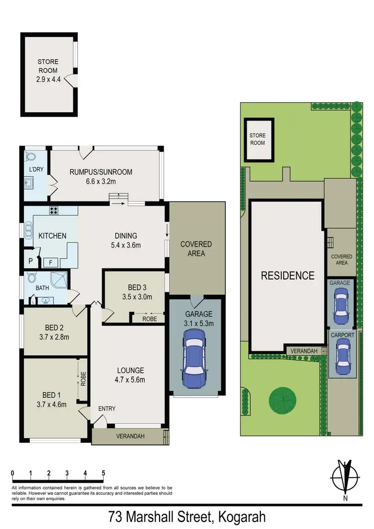 Floorplan of Homely house listing, 73 Marshall Street, Kogarah NSW 2217