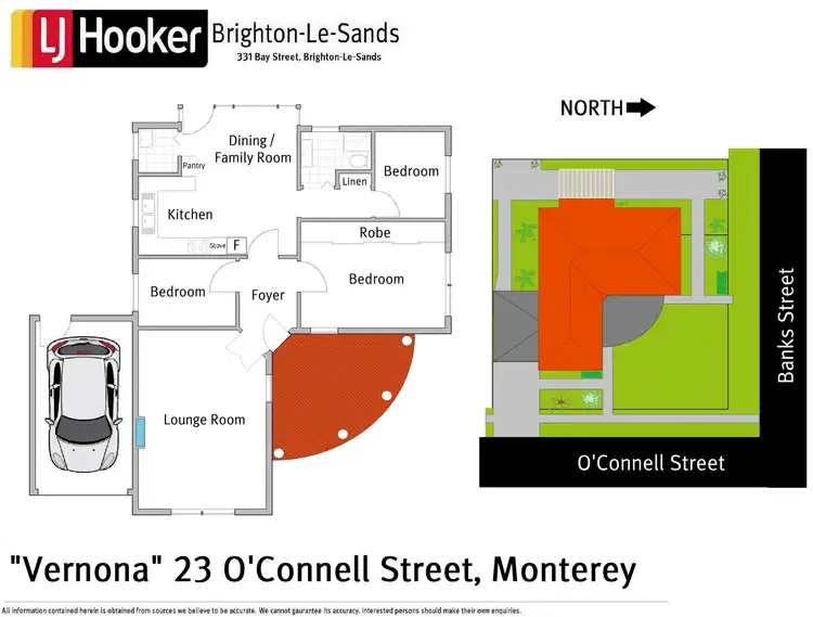 Floorplan of Homely house listing, 23 O'Connell Street, Monterey NSW 2217