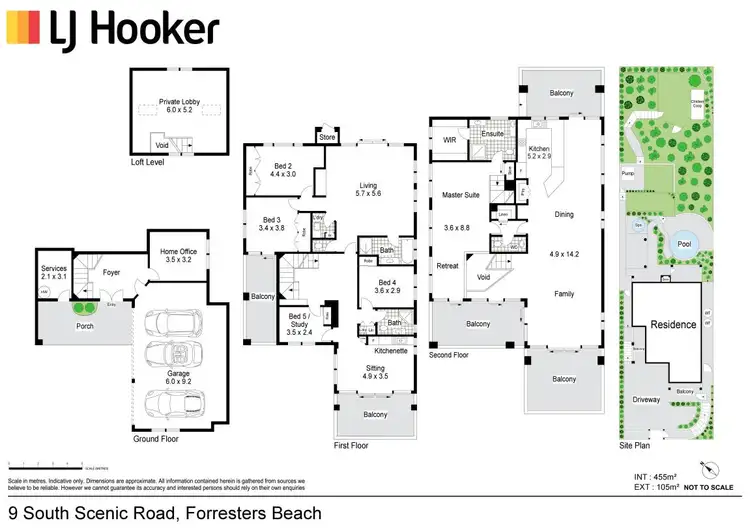 Floorplan of Homely house listing, 9 South Scenic Road, Forresters Beach NSW 2260
