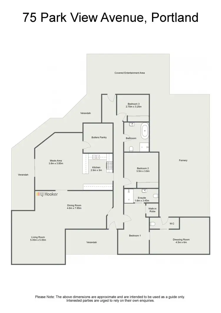 Floorplan of Homely rural property listing, 75 Park View Avenue, Portland NSW 2847