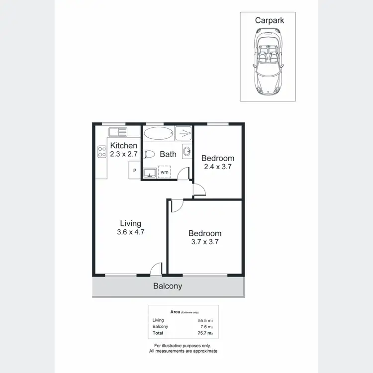 Floorplan of Homely block of units listing, 27/24 Ponton Street, Salisbury SA 5108