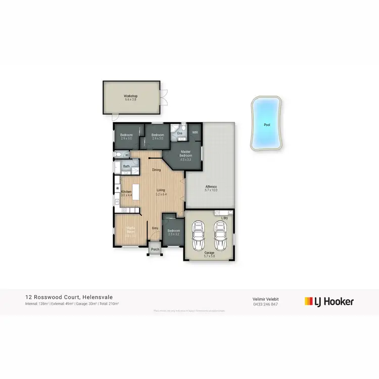 Floorplan of Homely house listing, 12 Rosswood Court, Helensvale QLD 4212
