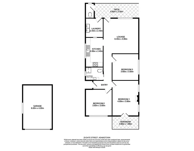 Floorplan of Homely house listing, 29 Date Street, Adamstown NSW 2289