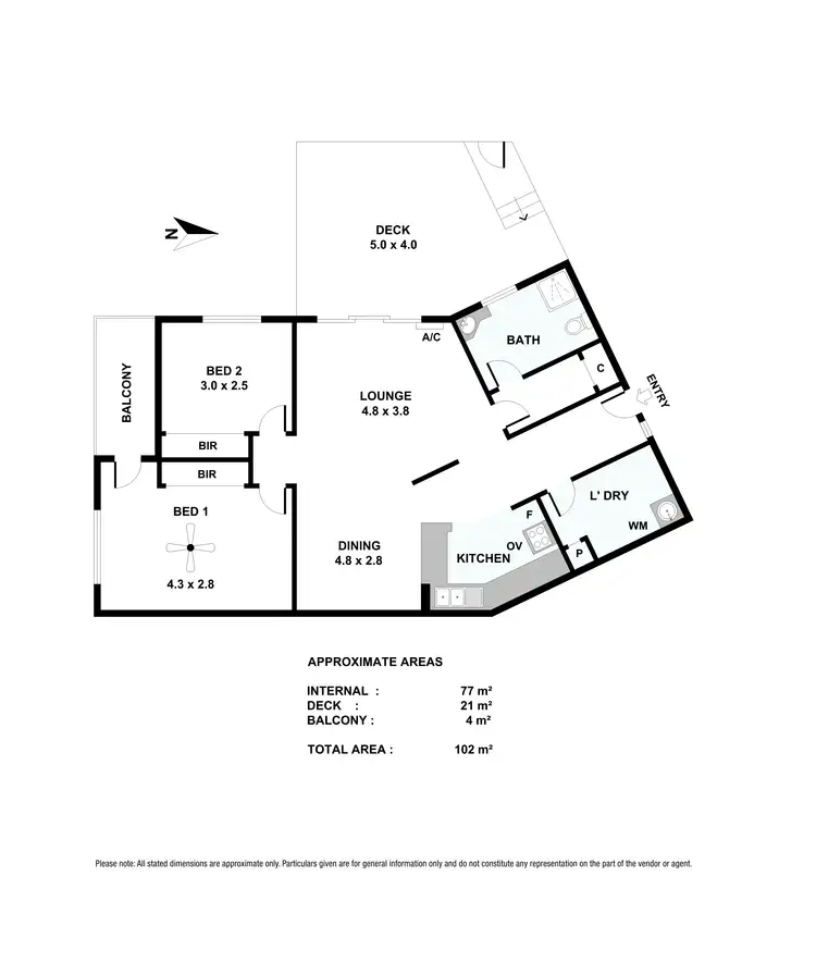 Floorplan of Homely unit listing, 4/388 Henley Beach Road, Lockleys SA 5032
