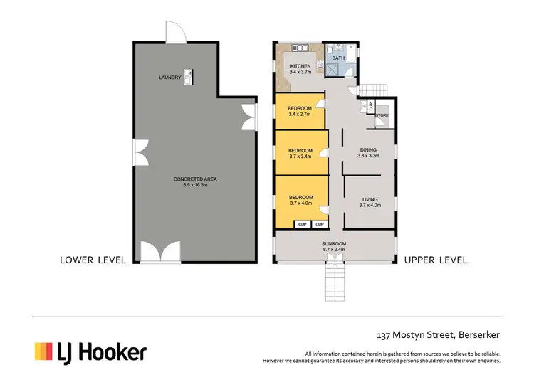Floorplan of Homely house listing, 137 Mostyn Street, Berserker QLD 4701