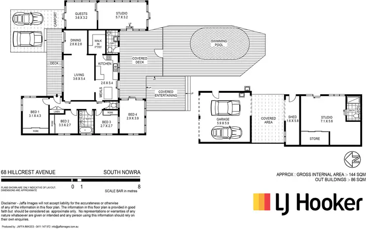 Floorplan of Homely house listing, 68 Hillcrest Avenue, South Nowra NSW 2541