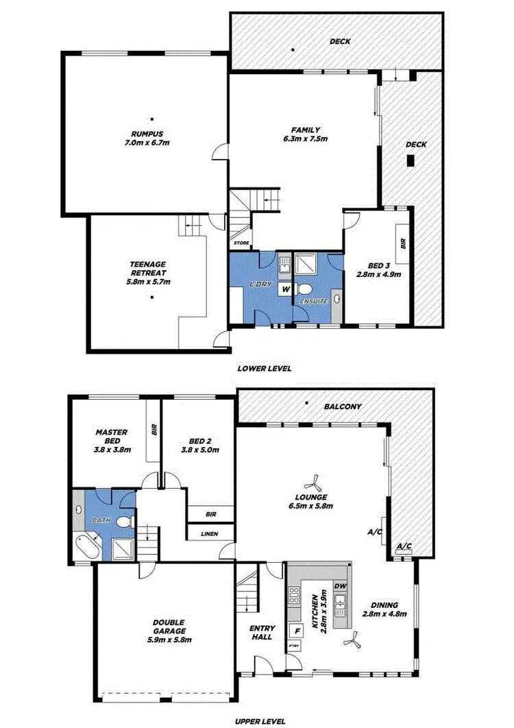Floorplan of Homely house listing, 30 Cherington Street, Mccracken SA 5211