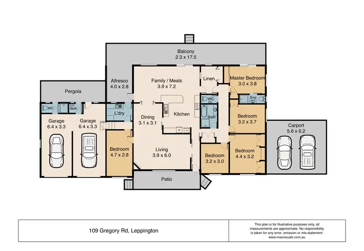 Floorplan of Homely house listing, 109 Gregory Rd, Leppington NSW 2179