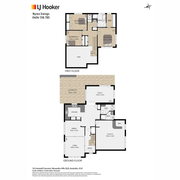 Floorplan of Homely house listing, 14 Cornwall Crescent, Alexandra Hills QLD 4161