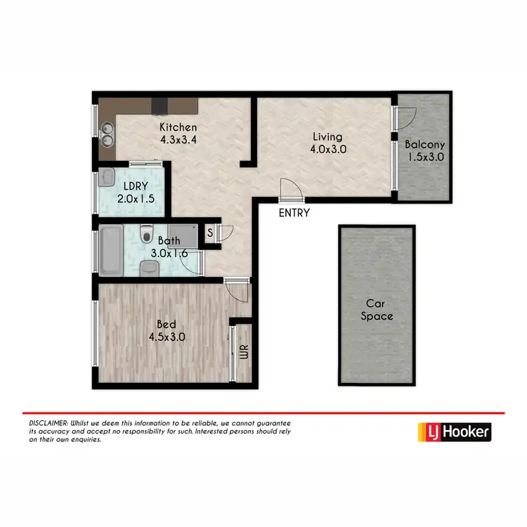 Floorplan of Homely apartment listing, 8/18 Willeroo Street, Lakemba NSW 2195