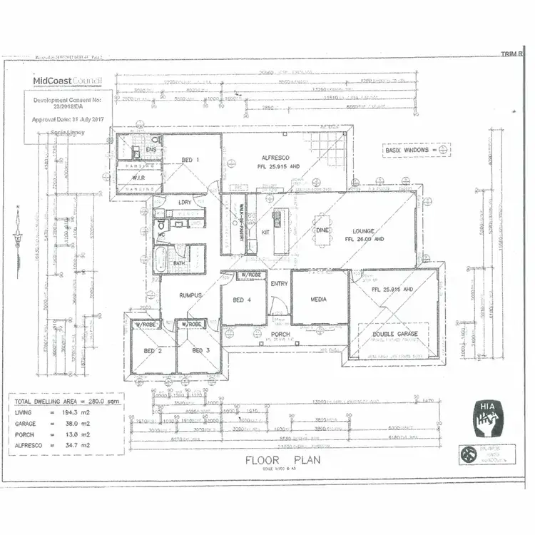 Floorplan of Homely rural property listing, 12A Pacific View Drive, Hallidays Point NSW 2430