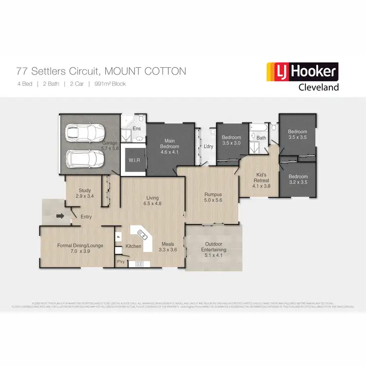 Floorplan of Homely house listing, 77 Settlers Circuit, Mount Cotton QLD 4165