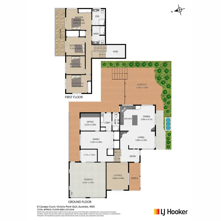 Floorplan of Homely house listing, 8 Canaipa Court, Victoria Point QLD 4165