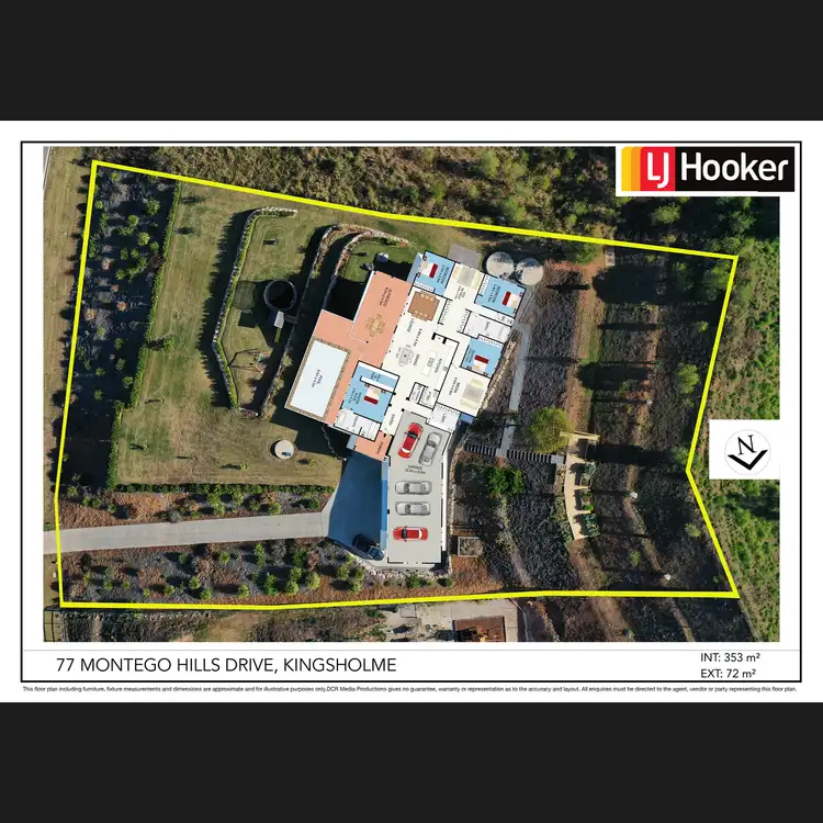 Floorplan of Homely house listing, 77 Montego Hills Drive, Kingsholme QLD 4208