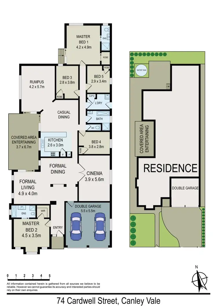 Floorplan of Homely house listing, 74 Cardwell Street, Canley Vale NSW 2166