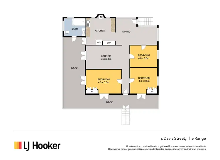 Floorplan of Homely house listing, 4 Davis Street, The Range QLD 4700